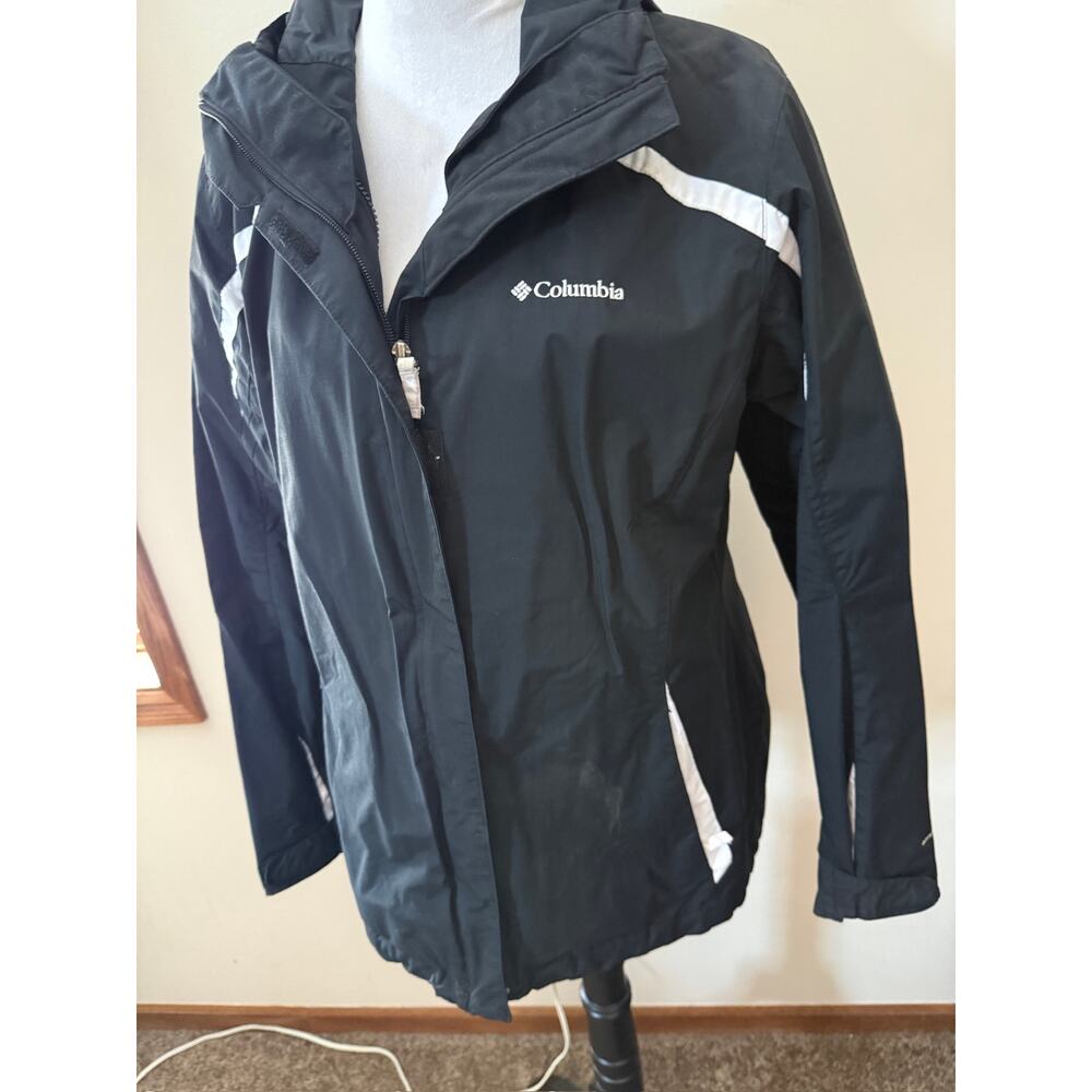 Columbia Black Shell Coat - Picture 3 of 4